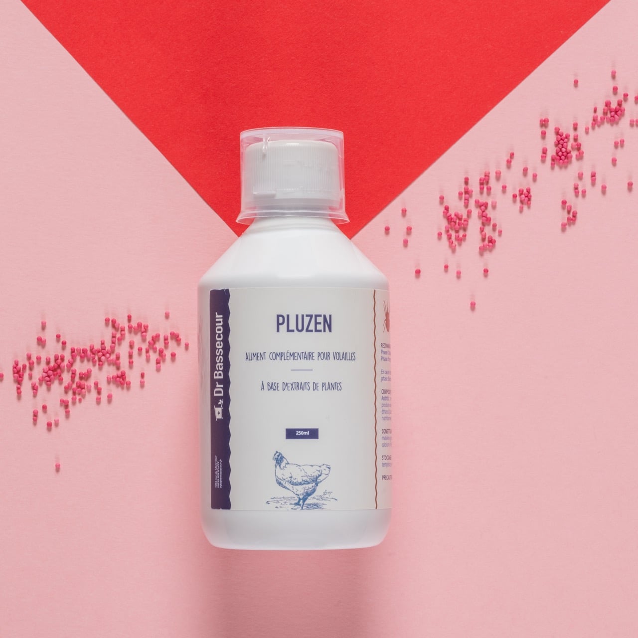 Pluzen : Le répulsif naturel contre les poux rouges. Contribue à contrôler la population de poux rouges sans polluer le jardin.