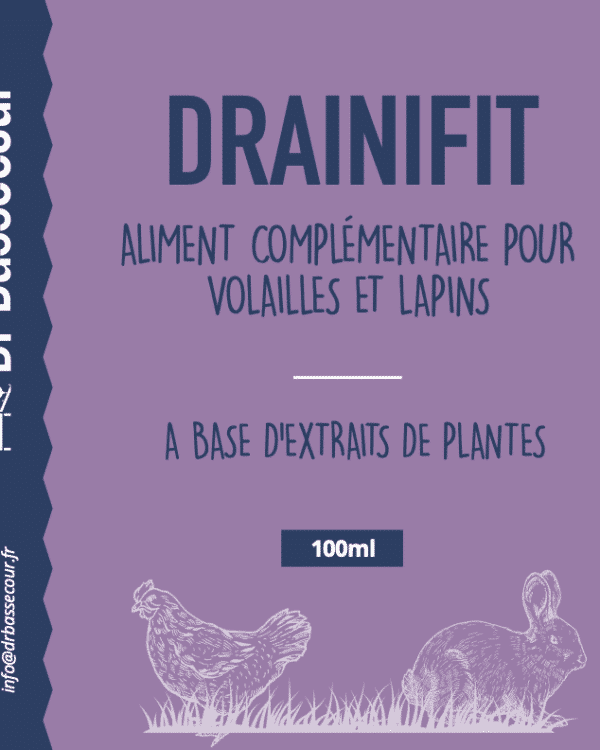 DRAINIFIT : À base de plantes traditionnellement recommandées pour drainer le rein et le foie.
