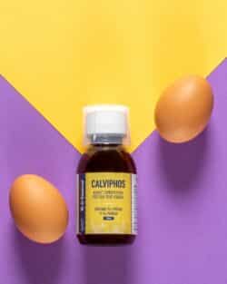 Calviphos soutient la qualité de la coquille des œufs et l’ossification du squelette lors de la croissance.