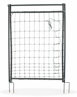 Une clôture pratique pour poule qui se déplace et se retire en quelques secondes !